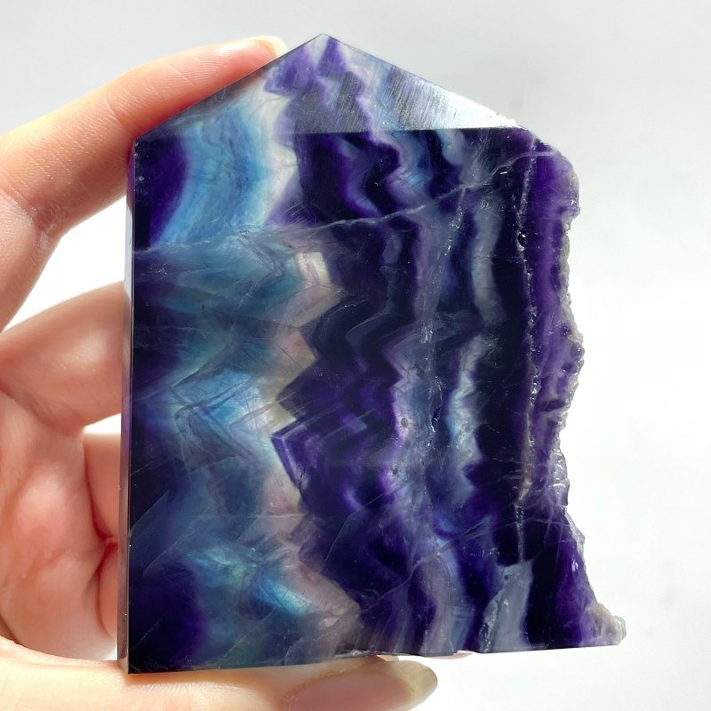 Rainbow Fluorite Raw Side Point Tower Wholesale - Wholesale Crystals