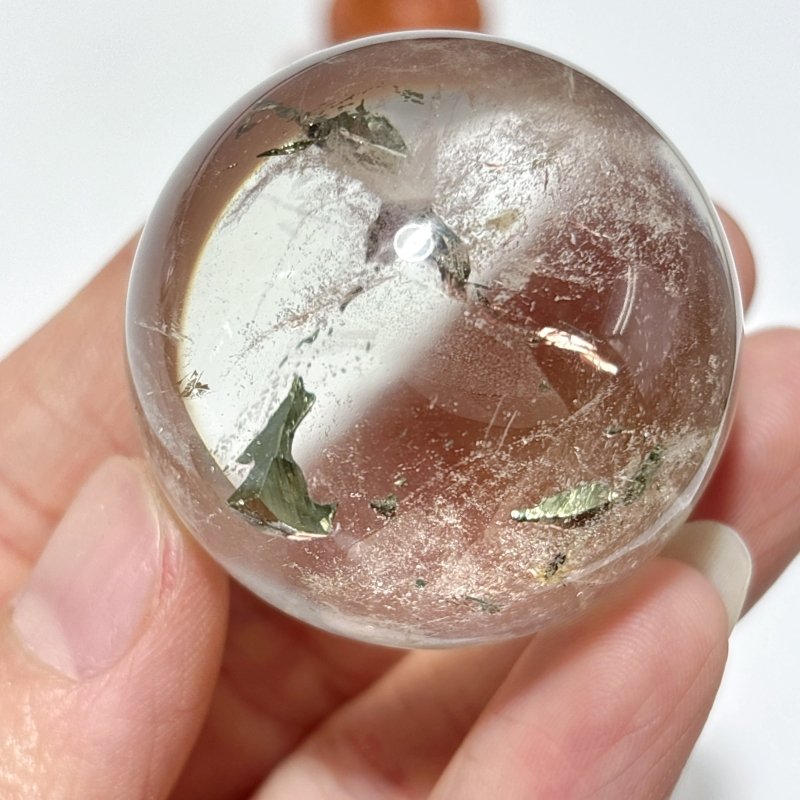 Rare Clear Quartz Pyrite Sphere With Stand For Collection - Wholesale Crystals