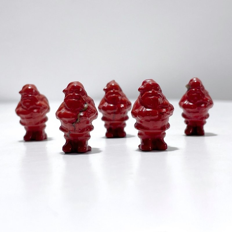 Red Jasper Santa Claus Carving Wholesale - Wholesale Crystals