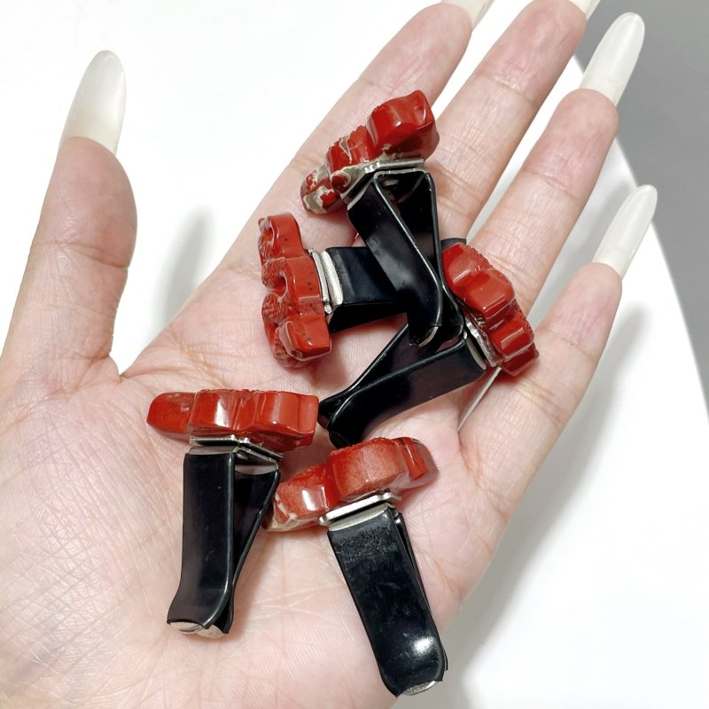 Red Jasper Snake Car Air Vent Clips Wholesale Car Accessories - Wholesale Crystals