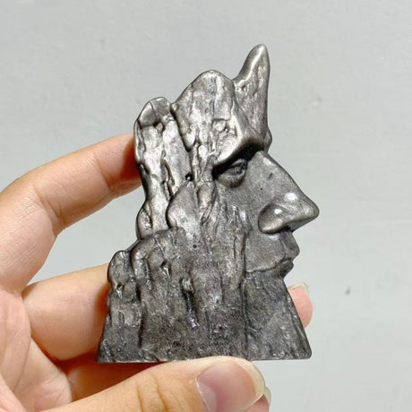 Silver Sheen Obsidian Face Carving Wholesale -Wholesale Crystals