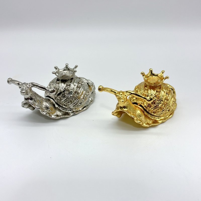 Snails Removable Back Crystal Sphere Stand Wholesale - Wholesale Crystals