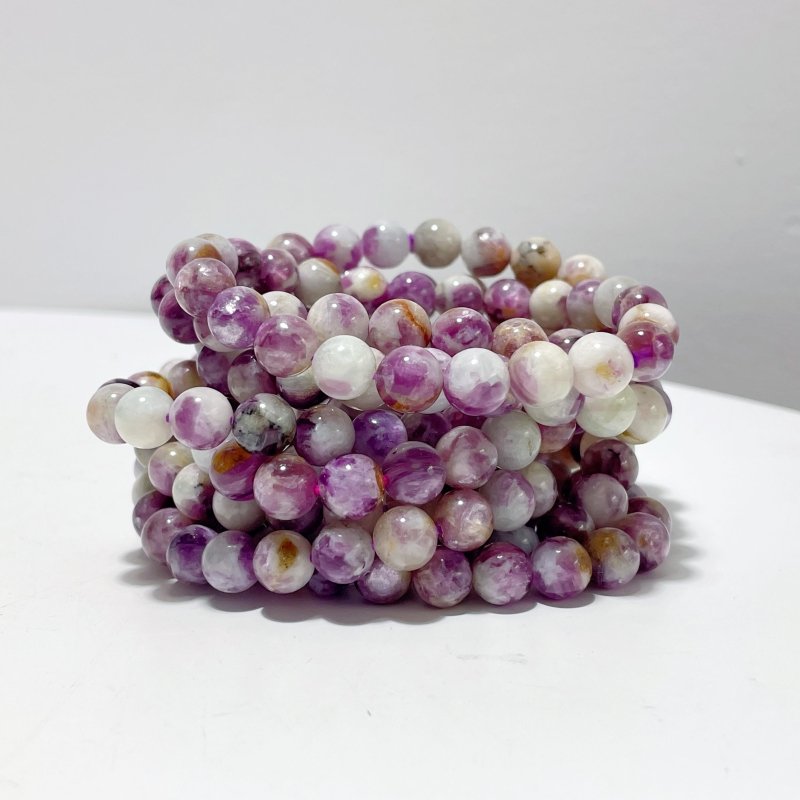 Spark Lepidolite Bracelets Wholesale (resin filler) - Wholesale Crystals