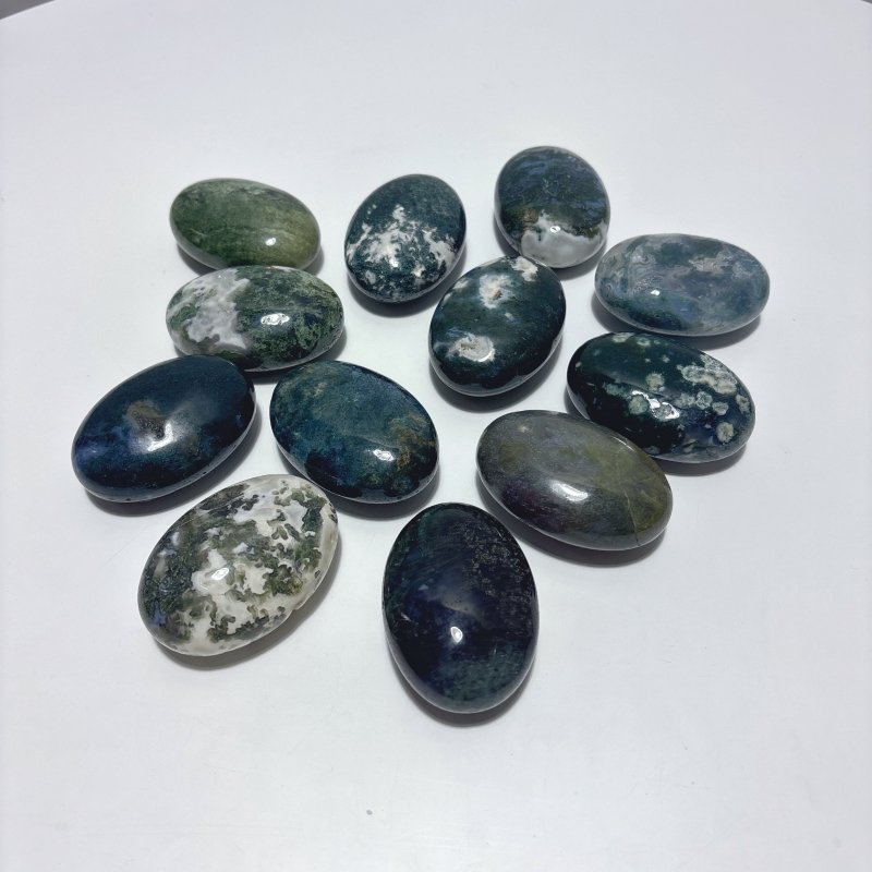 Standard Shape Moss Agate Palm Wholesale - Wholesale Crystals