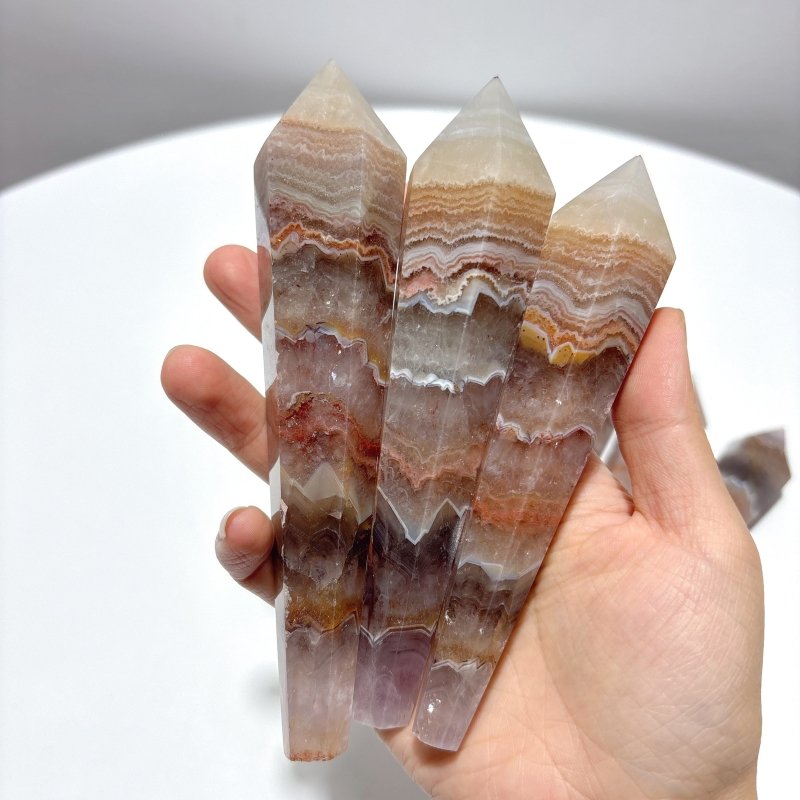 Stripe Agate Scepter Magic Wand Wholesale - Wholesale Crystals