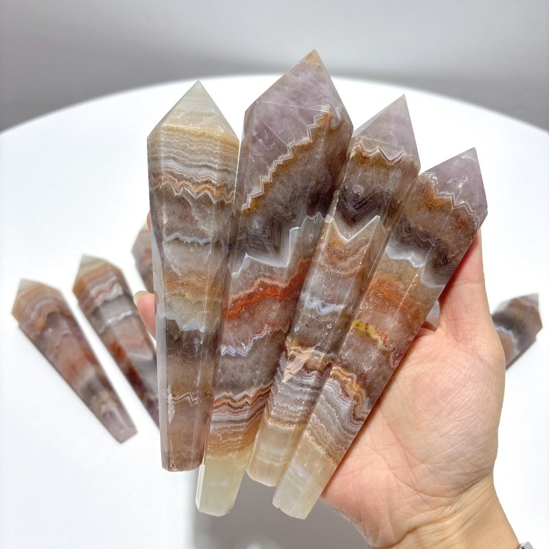 Stripe Agate Scepter Magic Wand Wholesale - Wholesale Crystals