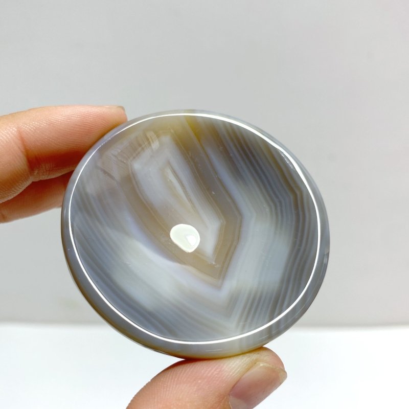 Stripe Agate Shallow Bowl Carving Wholesale - Wholesale Crystals