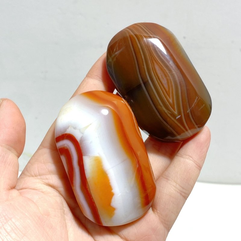 Stripe Carnelian Palm Wholesale - Wholesale Crystals