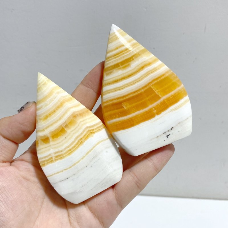 Stripe Yellow Calcite Arrow Head Shape Wholesale -Wholesale Crystals