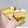 Stripe Yellow Calcite Heart Wholesale -Wholesale Crystals