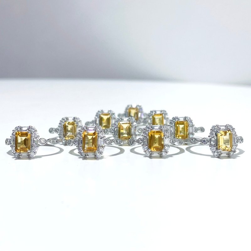 Sugar Cube Citrine Ring Wholesale - Wholesale Crystals