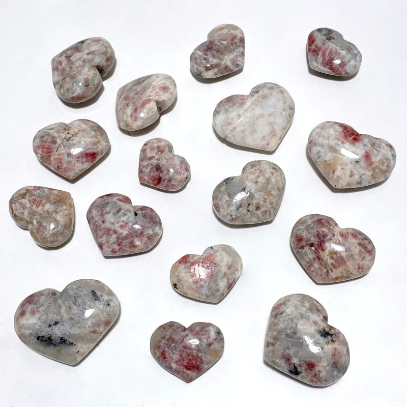 Sunstone Heart Shape Wholesale (Defect) - Wholesale Crystals