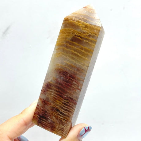 Thousand Layer Garden Quartz Four - sided Point Wholesale - Wholesale Crystals