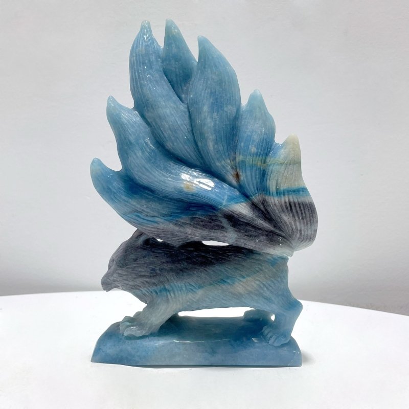 Trolleite Nine - tailed Fox Carving - Wholesale Crystals