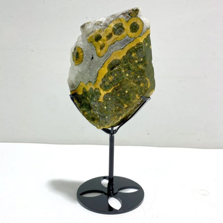 Unique 8th Vein Ocean Jasper Slab With Stand 3 - Wholesale Crystals
