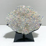 Unique Aura Quartz Cluster With Stand - Wholesale Crystals