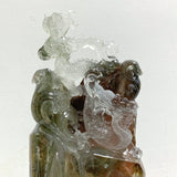 Unique Chinese Dragon Garden Quartz Carving Home Decor -Wholesale Crystals