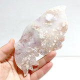 Unique Flower Agate Butterfly Wing Carving With Stand - Wholesale Crystals