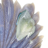 Unique Geode Druzy Agate Nine - tailed Fox Carving 2 - Wholesale Crystals