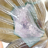 Unique Geode Druzy Agate Nine - tailed Fox Carving 3 - Wholesale Crystals