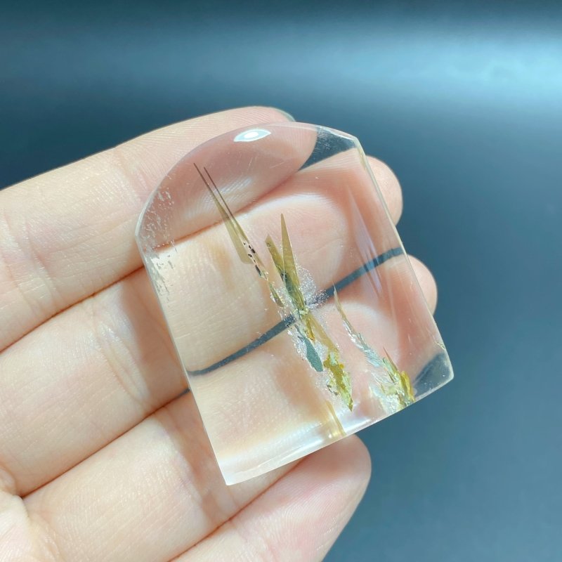 Unique Golden Rutile Quartz Clear Quartz For DIY Pendant -Wholesale Crystals