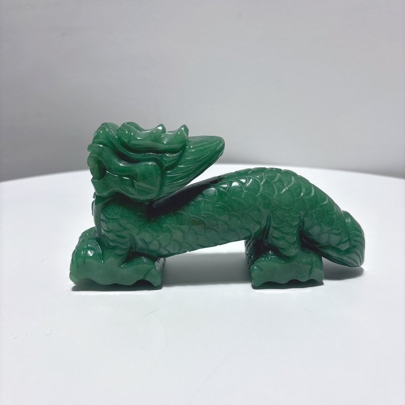 Unique Green Aventurine Chinese Dragon Carving - Wholesale Crystals