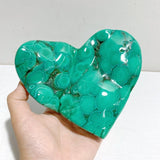 Unique Malachite Heart With Stand -Wholesale Crystals