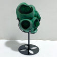 Unique Malachite Raw Bottom With Stand -Wholesale Crystals