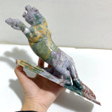 Unique Ocean Jasper Leopard Panther Carving -Wholesale Crystals