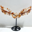Unique Red Fire Quartz Heart Wing Carving With Stand -Wholesale Crystals