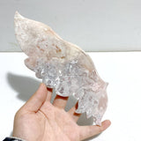 Unique Sakura Flower Agate Butterfly Wing Carving With Stand - Wholesale Crystals