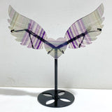 Unique Symmetrical Fluorite Heart Wing Carving With Stand -Wholesale Crystals