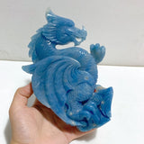 Unique Trolleite Stone Flying Dragon Carving 12 -Wholesale Crystals