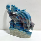 Unique Trolleite Stone Flying Dragon Carving -Wholesale Crystals