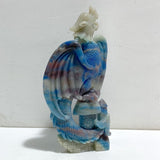 Unique Trolleite Stone Flying Dragon Carving 7 -Wholesale Crystals