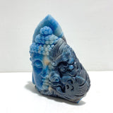 Unique Trolleite Stone Half Mara and Half Buddha Carving - Wholesale Crystals