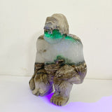 Unique Volcano Agate King Kong Ape Carving 2 - Wholesale Crystals