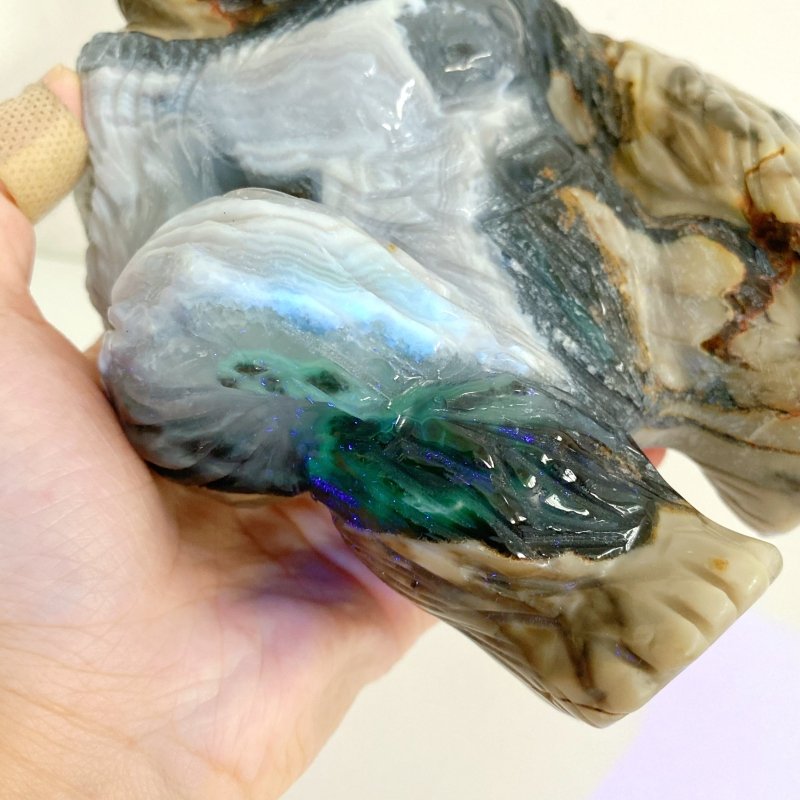 Unique Volcano Agate King Kong Ape Carving 8 -Wholesale Crystals