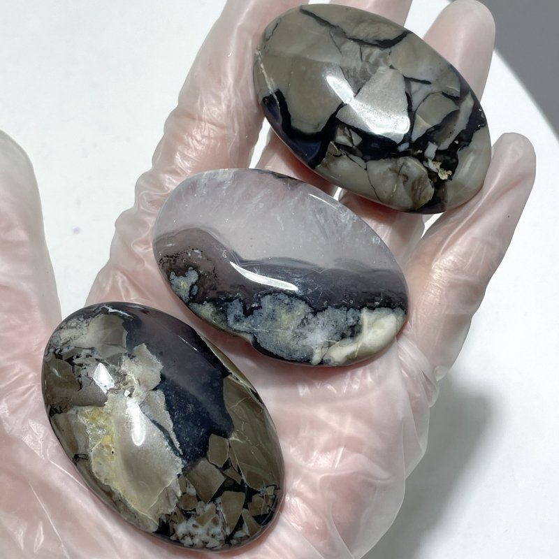 Volcanic Agate Palm Wholesale(No UV Reactive) - Wholesale Crystals