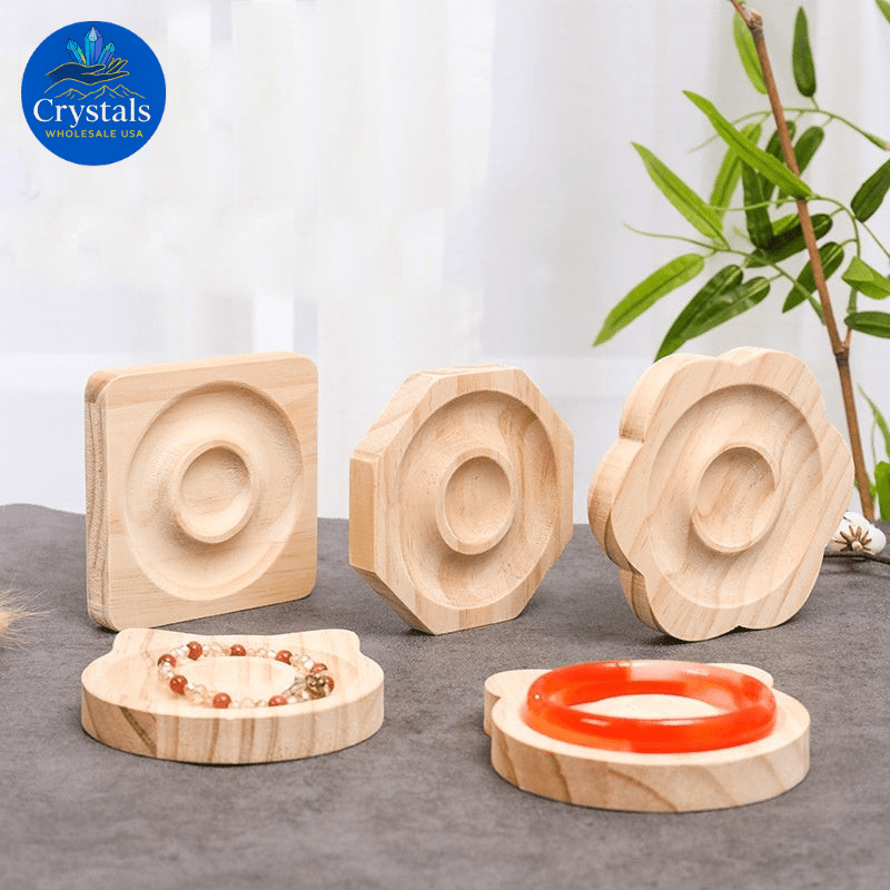 Wooden Crystal Bracelet Stands 2 - Wholesale Crystals
