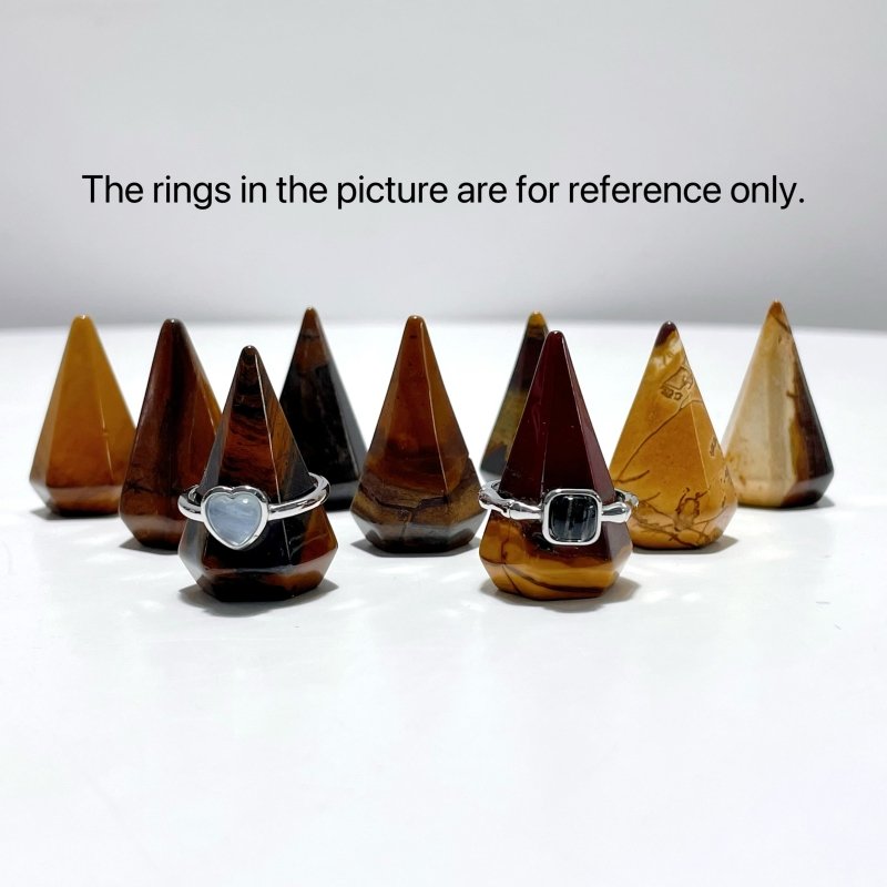 Yellow Jasper Ring Display Stand Wholesale - Wholesale Crystals