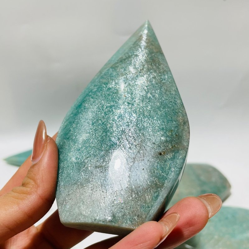 11 Pieces Amazonite Arrow Head Crystal Carving - Wholesale Crystals