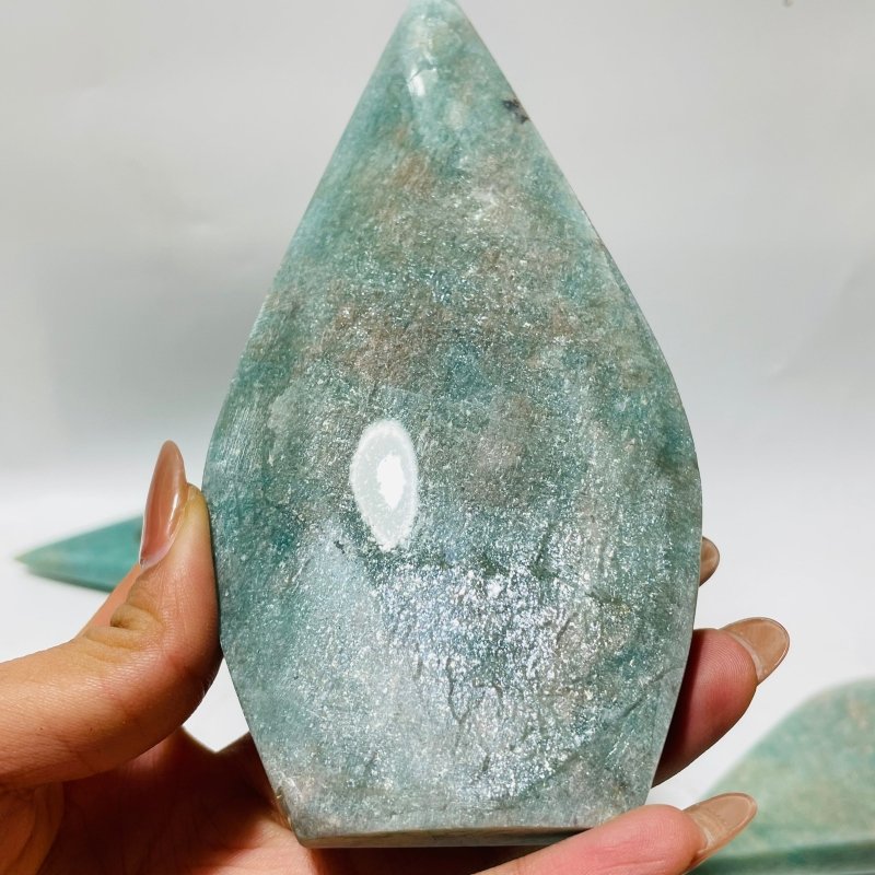 11 Pieces Amazonite Arrow Head Crystal Carving - Wholesale Crystals