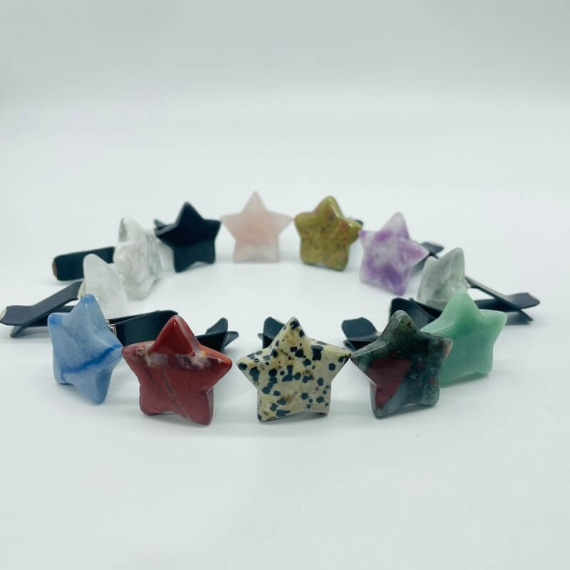 12 Types Crystal Car Air Vent Clips Star Crystal Wholesale Car Accessories -Wholesale Crystals