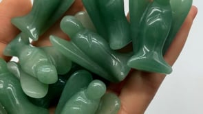 Green Aventurine Angel Pendant Carving Wholesale -Wholesale Crystals