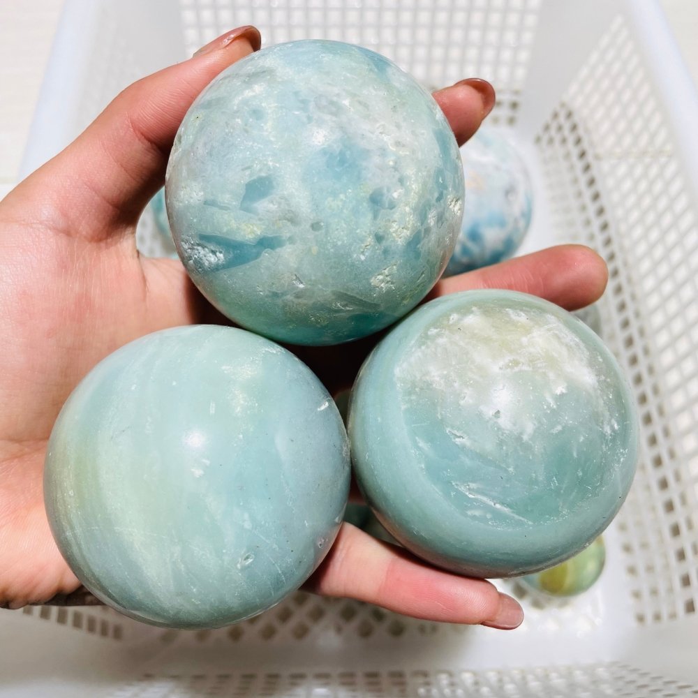 14 Pieces Large Caribbean Sphere Ball -Wholesale Crystals
