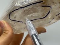 A57 Enhydro Quartz With Long Path Moving Bubble -Wholesale Crystals