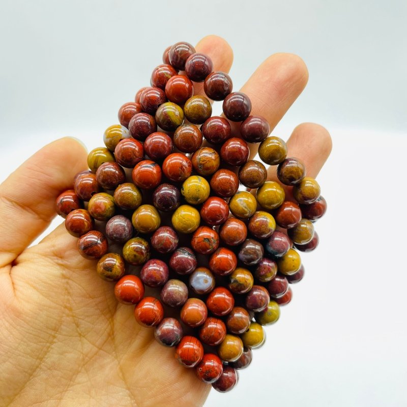 2 Types Bracelets Wholesale Fighting Blood Agate Smoky Quartz -Wholesale Crystals