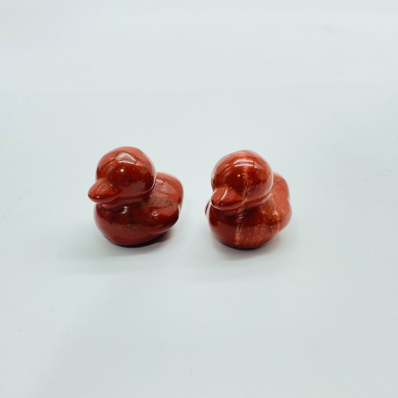 3 Types Duck Carving Wholesale Red Jasper Labradorite - Wholesale Crystals