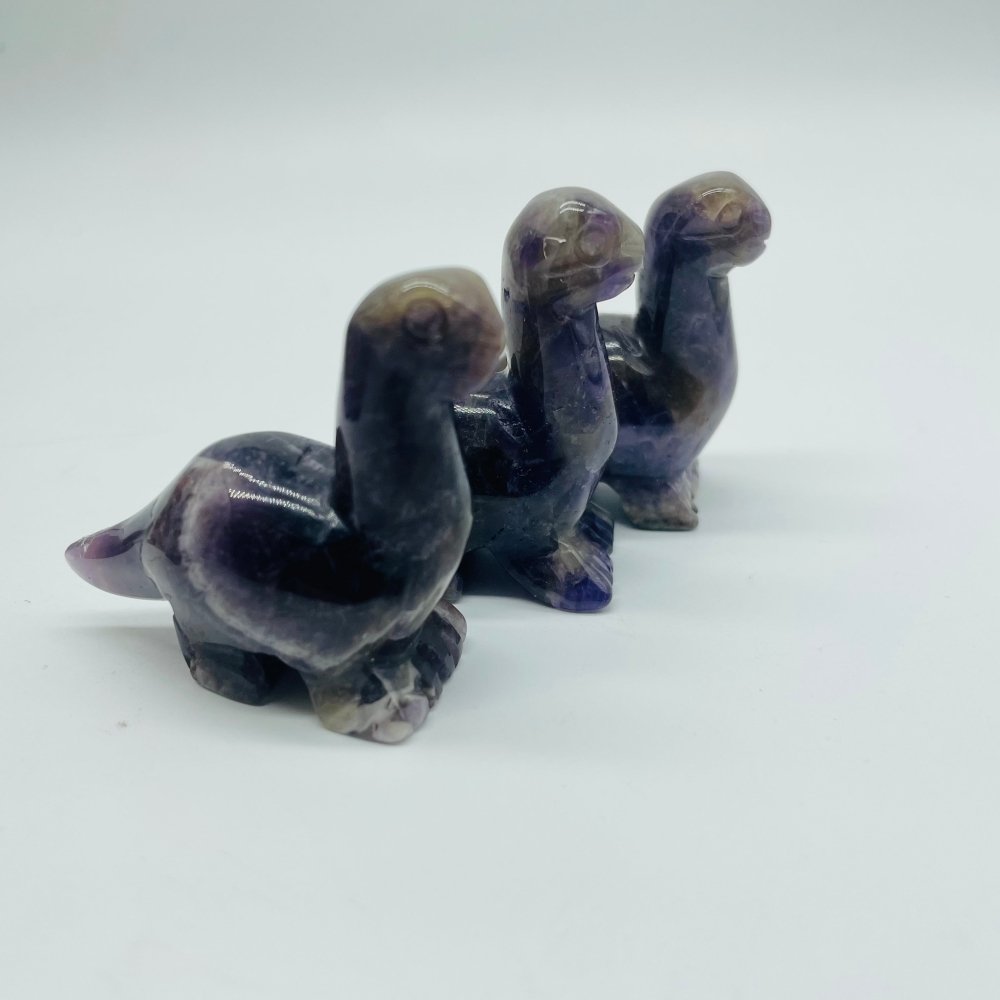 3 Types Stone Dinosaur Chevron Amethyst & Green Aventurine Carving Wholesale -Wholesale Crystals